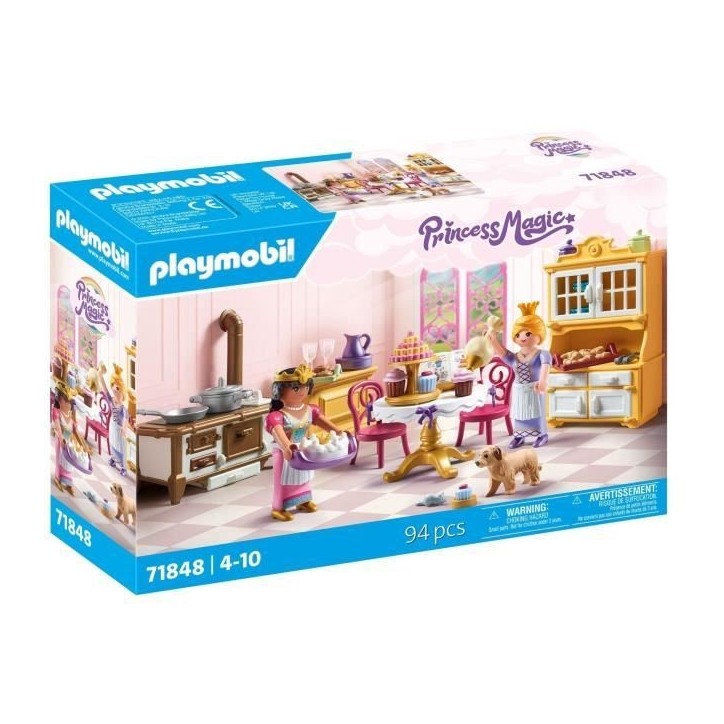 PLAYMOBIL 71848 Cuisine royale avec pâtisseries, Les princesses, 94 pieces, Des 4 ans