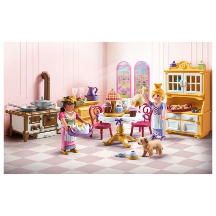 PLAYMOBIL 71848 Cuisine royale avec pâtisseries, Les princesses, 94 pieces, Des 4 ans