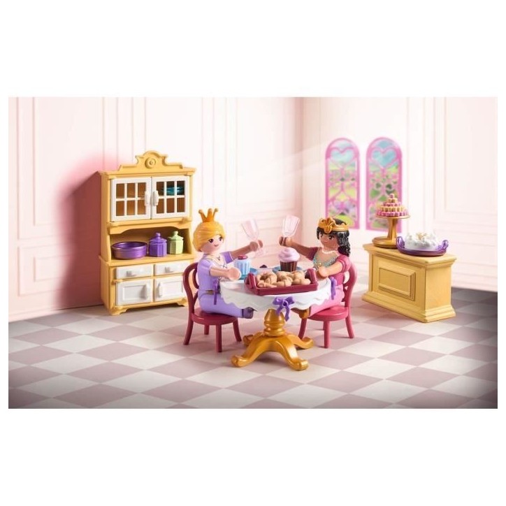 PLAYMOBIL 71848 Cuisine royale avec pâtisseries, Les princesses, 94 pieces, Des 4 ans