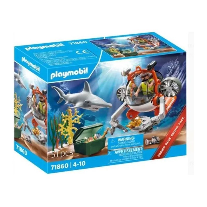 Playmobil 71860 Chasse au trésor avec sous-marin, Promo Packs Playmobil 71860 Chasse au trésor avec sous-marin, Promo Packs