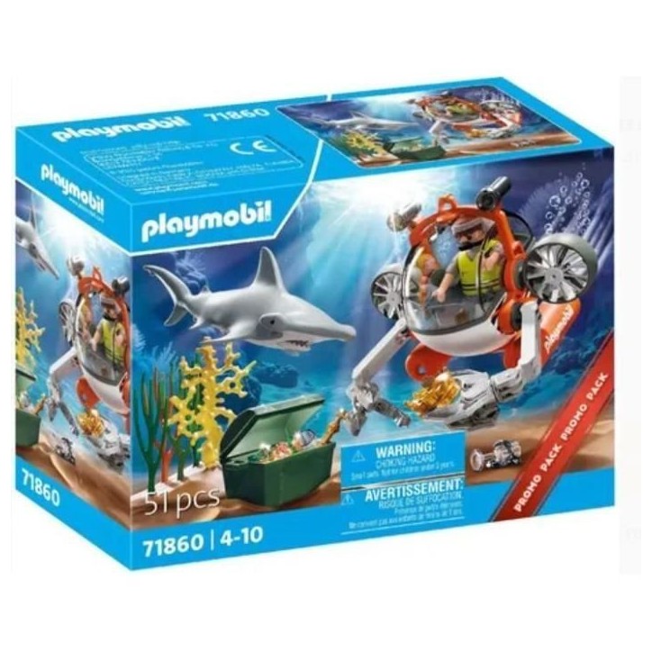 Playmobil 71860 Chasse au trésor avec sous-marin, Promo Packs Playmobil 71860 Chasse au trésor avec sous-marin, Promo Packs