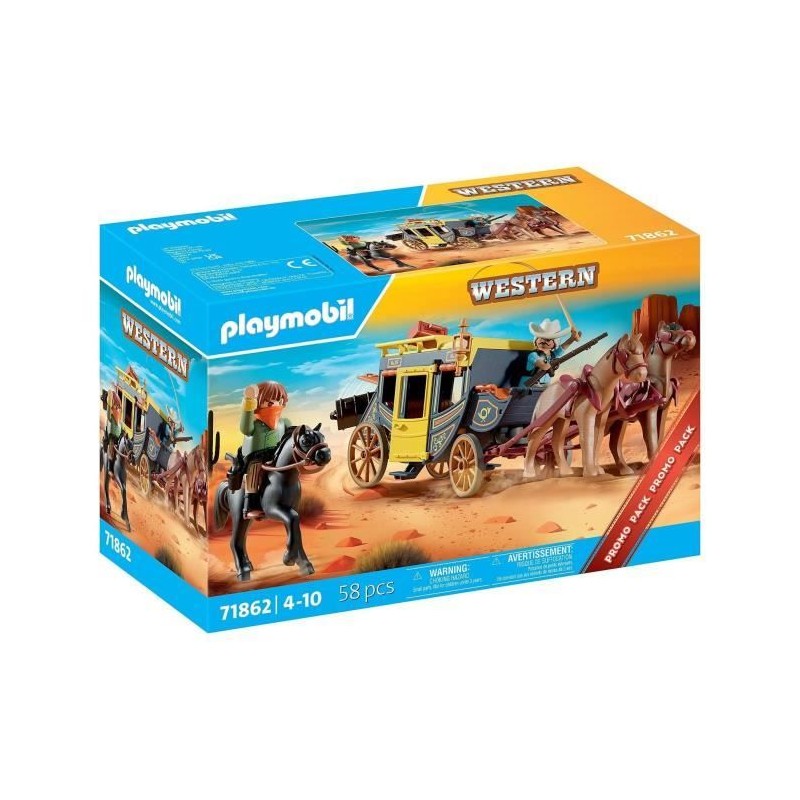 PLAYMOBIL 71862 Attaque de diligence au Far West, Promo Packs, Western