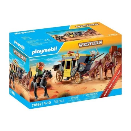 PLAYMOBIL 71862 Attaque de diligence au Far West, Promo Packs, Western