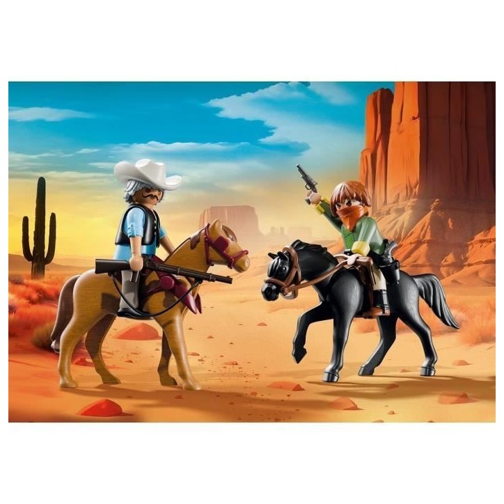 PLAYMOBIL 71862 Attaque de diligence au Far West, Promo Packs, Western, Pour les collectionneurs, 58 pieces, Des 14 ans PLAYMOBIL 71862 Attaque de diligence au Far West, Promo Packs, Western, Pour les collectionneurs, 58 pieces, Des 14 ans