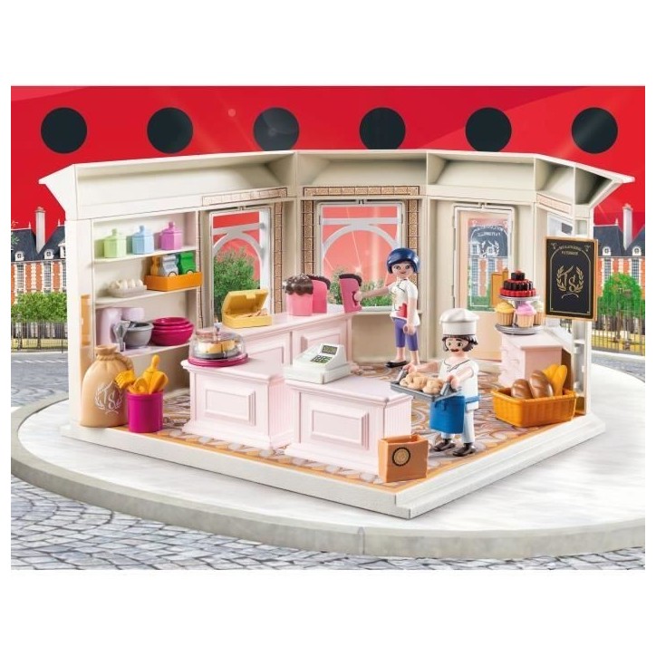 PLAYMOBIL 71863 Boulangerie Dupain Cheng, Miraculous Personnage du dessin animé, 93 pieces, des 4 ans PLAYMOBIL 71863 Boulangerie Dupain Cheng, Miraculous Personnage du dessin animé, 93 pieces, des 4 ans