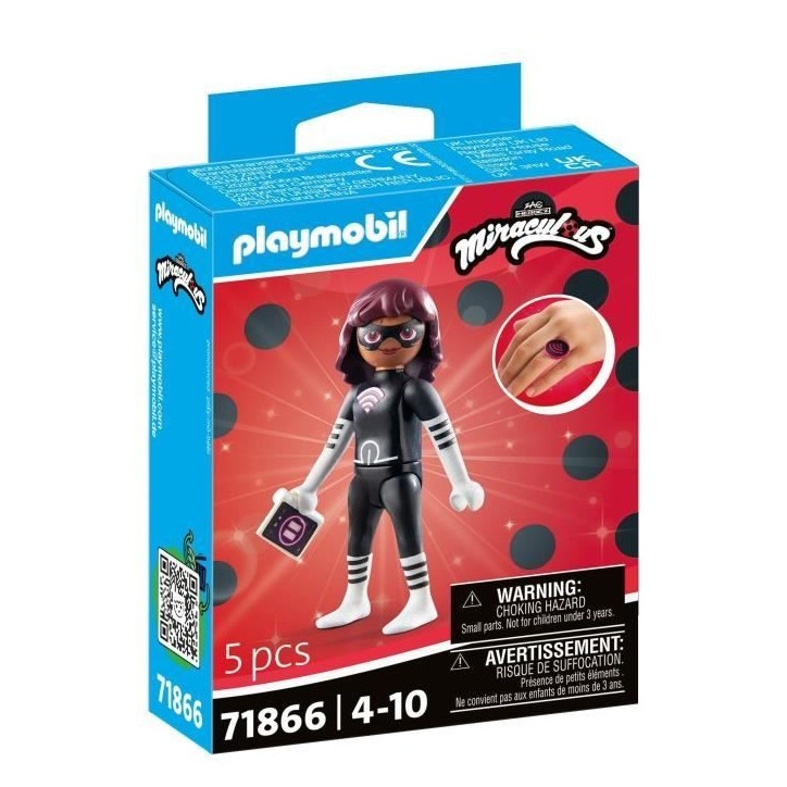 PLAYMOBIL 71866 Lady Wifi, Miraculous Personnage du dessin animé, 5 pieces, des 4 ans PLAYMOBIL 71866 Lady Wifi, Miraculous Personnage du dessin animé, 5 pieces, des 4 ans