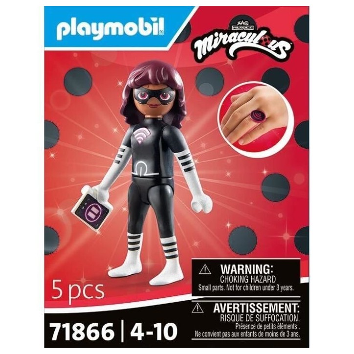 PLAYMOBIL 71866 Lady Wifi, Miraculous Personnage du dessin animé, 5 pieces, des 4 ans PLAYMOBIL 71866 Lady Wifi, Miraculous Personnage du dessin animé, 5 pieces, des 4 ans
