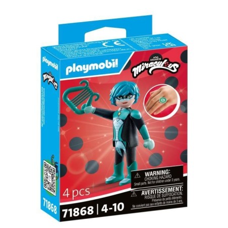 PLAYMOBIL 71868 Viperion, Miraculous Personnage du dessin animé, 4 pi