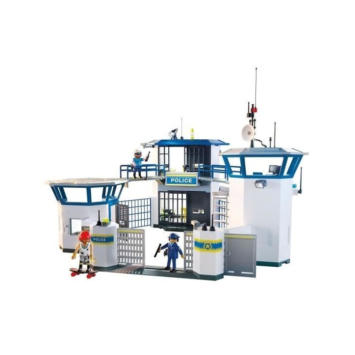 Playmobil 71873 Centre de commandement de la police, Les policiers, City Action, 253 pieces, Des 4 ans Playmobil 71873 Centre de commandement de la police, Les policiers, City Action, 253 pieces, Des 4 ans