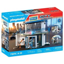 Playmobil 71874 Poste de police avec salle de recherches, Les policier