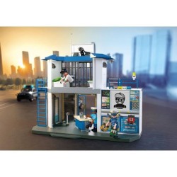 Playmobil 71874 Poste de police avec salle de recherches, Les policier