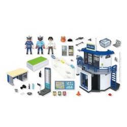 Playmobil 71874 Poste de police avec salle de recherches, Les policier