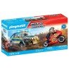 Playmobil 71875 Pick-up de police, moto & 2 personnages, Les policiers