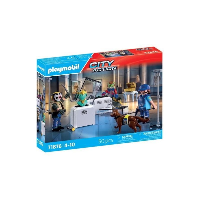PLAYMOBIL 71876 Arrestation de cambrioleurs au musée, Les policiers,