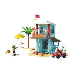 Playmobil 71903 Poste de secours & voiturette de plage, My Life Vacanc