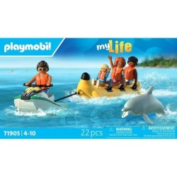 Playmobil 71905 Scooter des mers, banane tractée & 4 personnages, My