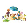 Playmobil 71906 Famille jouant dans le sable a la plage, My Life Vacan