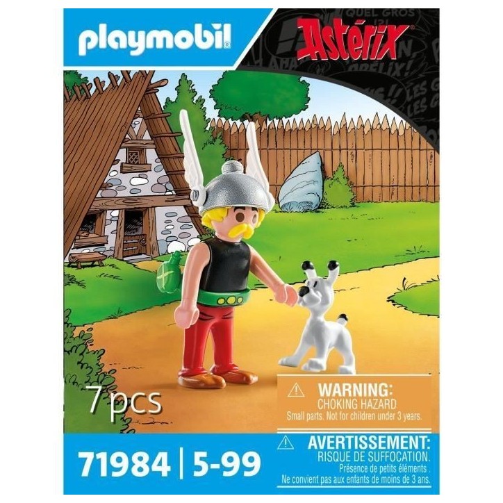 PLAYMOBIL 71984 Astérix & Idéfix, Astérix, Personnages de la BD, Des 5 ans