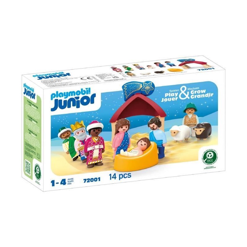 Playmobil 72001 JUNIOR : La creche de Noel , Playmobil junior Playmobil 72001 JUNIOR : La creche de Noel , Playmobil junior