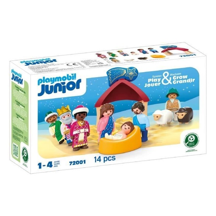 Playmobil 72001 JUNIOR : La creche de Noel , Playmobil junior