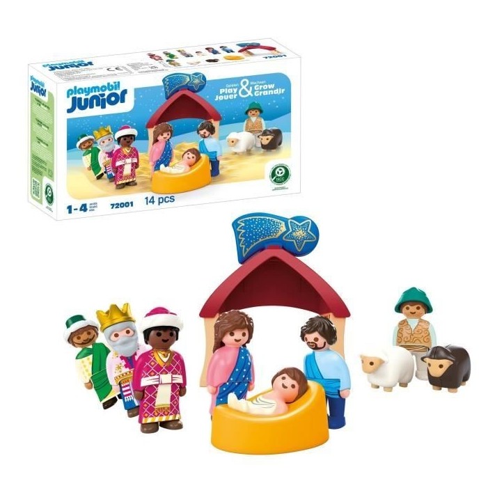 Playmobil 72001 JUNIOR : La creche de Noel , Playmobil junior