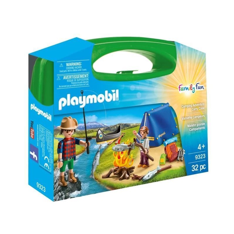 PLAYMOBIL 9323 Valisette Campeurs, Sports et Action, 2 personnages, te