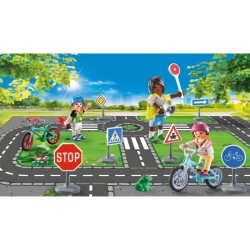 PLAYMOBIL 71332 Classe sécurité routiere, My Life, 34 pieces, Des 4