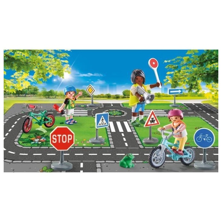 PLAYMOBIL 71332 Classe sécurité routiere, My Life, 34 pieces, Des 4 ans