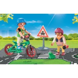 PLAYMOBIL 71332 Classe sécurité routiere, My Life, 34 pieces, Des 4