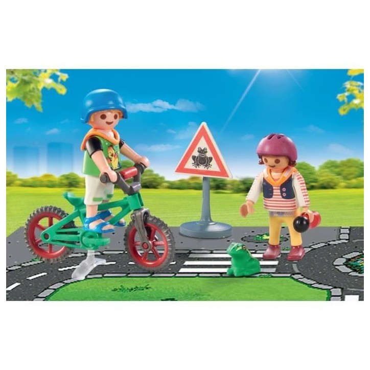 PLAYMOBIL 71332 Classe sécurité routiere, My Life, 34 pieces, Des 4 ans