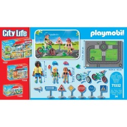 PLAYMOBIL 71332 Classe sécurité routiere, My Life, 34 pieces, Des 4