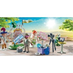 PLAYMOBIL 71367 Couple de mariés et appareil photo, City life, Des 4