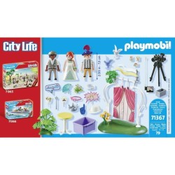 PLAYMOBIL 71367 Couple de mariés et appareil photo, City life, Des 4