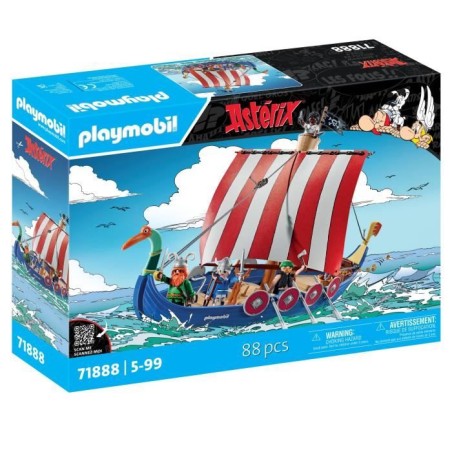 PLAYMOBIL 71888 Drakkar des pirates, Astérix, Personnages de la BD, B