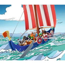 PLAYMOBIL 71888 Drakkar des pirates, Astérix, Personnages de la BD, B