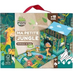 Maison de Jeu Safari - PLANeTE BOIS - FSC - 10 Pieces - Jeu Enfant - D