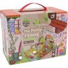 Maison de Jeu Ferme - PLANeTE BOIS - FSC - 12 Pieces - Jeu Enfant - De