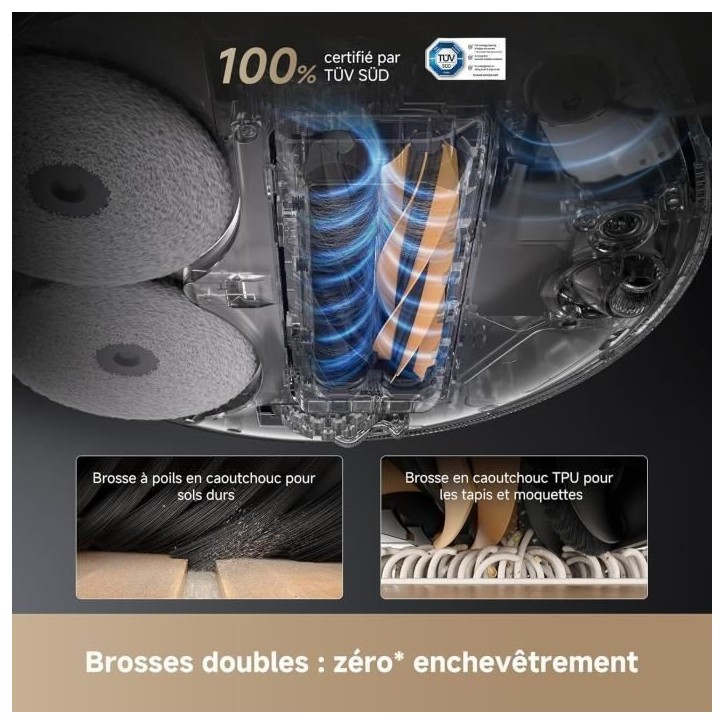 DREAME L50 Pro Ultra Robot aspirateur et Laveur avec vidage Automatique et Nettoyage Automatique des serpillieres DREAME L50 Pro Ultra Robot aspirateur et Laveur avec vidage Automatique et Nettoyage Automatique des serpillieres