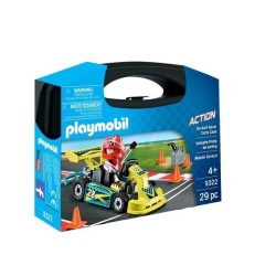 Playmobil 9322 Valisette Pilote de Karting, City Life, Stuntshow, 29 p