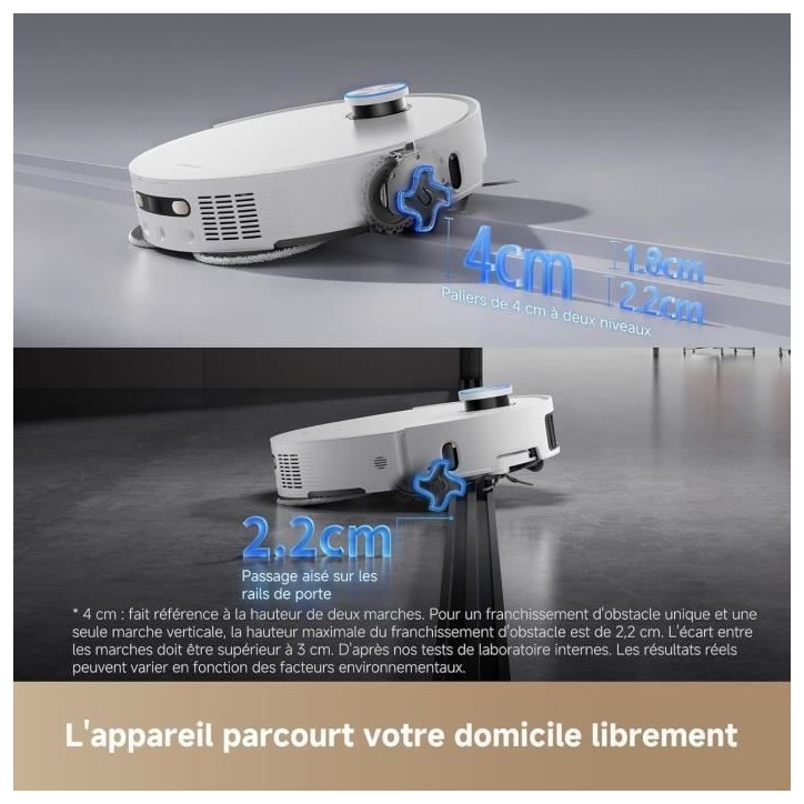 DREAME L50 Pro Ultra Robot aspirateur et Laveur avec vidage Automatique et Nettoyage Automatique des serpillieres DREAME L50 Pro Ultra Robot aspirateur et Laveur avec vidage Automatique et Nettoyage Automatique des serpillieres