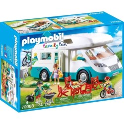 Playmobil 70088 Camping-car et Famille, Family Fun, 135 pieces, Le cam