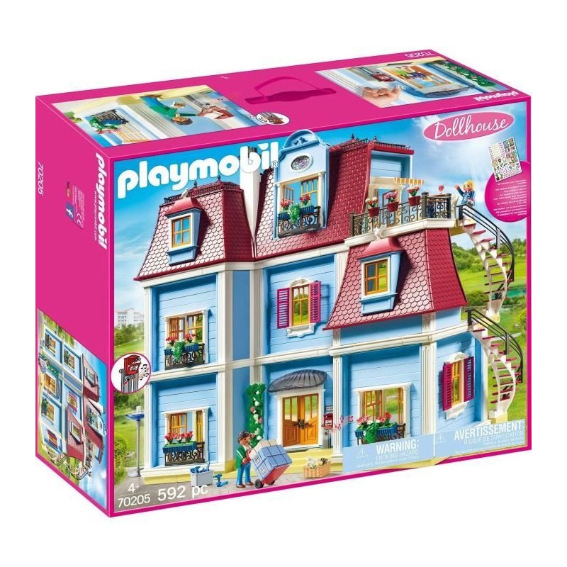 PLAYMOBIL 70205 Grande Maison Traditionnelle, Dollhouse La Maison Trad PLAYMOBIL 70205 Grande Maison Traditionnelle, Dollhouse La Maison Trad