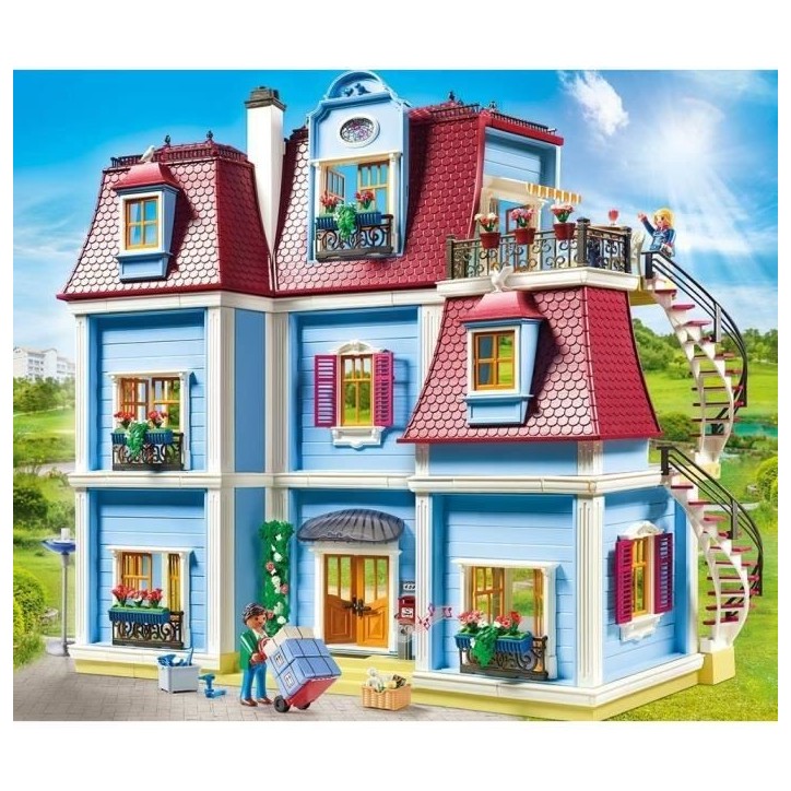 PLAYMOBIL 70205 Grande Maison Traditionnelle, Dollhouse La Maison Traditionnelle, 592 pieces, Des 4 ans PLAYMOBIL 70205 Grande Maison Traditionnelle, Dollhouse La Maison Traditionnelle, 592 pieces, Des 4 ans