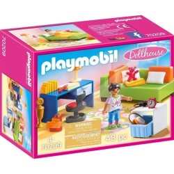 PLAYMOBIL 70209 Chambre d'enfant avec canapé-lit, Maison Traditionnel