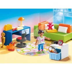 PLAYMOBIL 70209 Chambre d'enfant avec canapé-lit, Maison Traditionnel