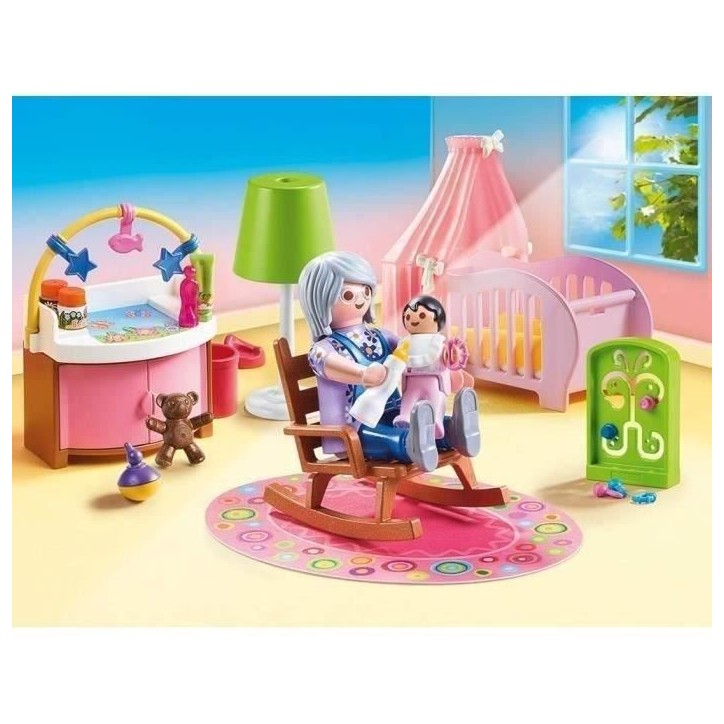 PLAYMOBIL 70210 Chambre de bébé, Dollhouse La Maison Traditionnelle, 100 pieces ,Des 4 ans PLAYMOBIL 70210 Chambre de bébé, Dollhouse La Maison Traditionnelle, 100 pieces ,Des 4 ans