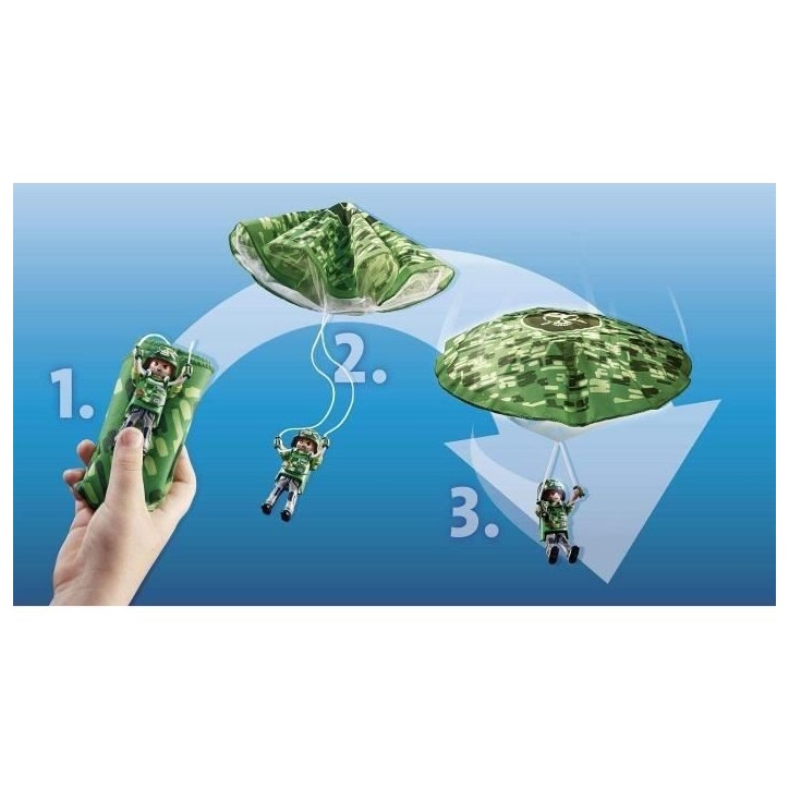 PLAYMOBIL 70569 Hélicoptere de police et parachutiste, City Action, Les Policiers, Des 4 ans PLAYMOBIL 70569 Hélicoptere de police et parachutiste, City Action, Les Policiers, Des 4 ans