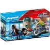 PLAYMOBIL 70572 Policier en moto et voleur, City Action, Les policiers