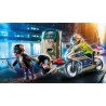 PLAYMOBIL 70572 Policier en moto et voleur, City Action, Les policiers