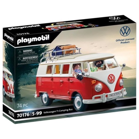 PLAYMOBIL 70176 Volkswagen T1 Combi, Classic cars, Adulte, Voiture de